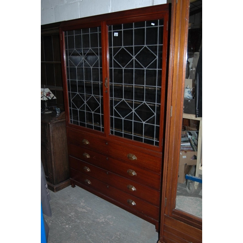 287 - Glazed bookcase