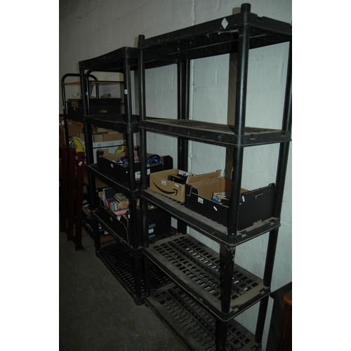 297 - 2 workshop shelves