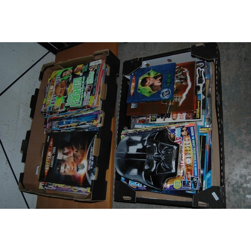 300 - 2 boxes of comics etc