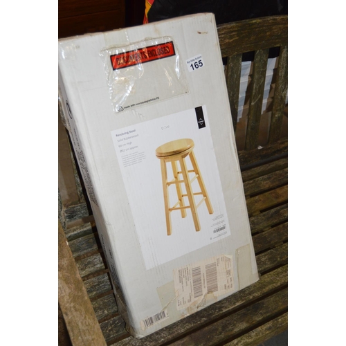 165 - Boxed new stool