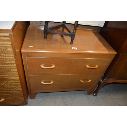 126 - Chest of 2 drawers