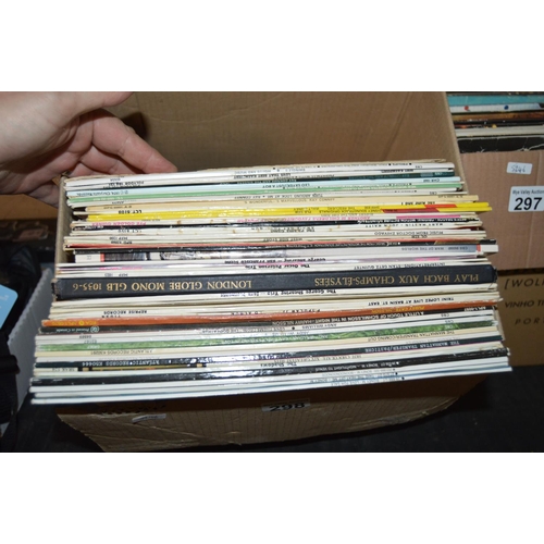 298 - Box of LP records