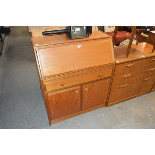 112 - Teak bureau