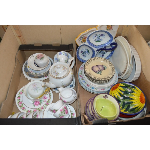 217 - 2 boxes of china