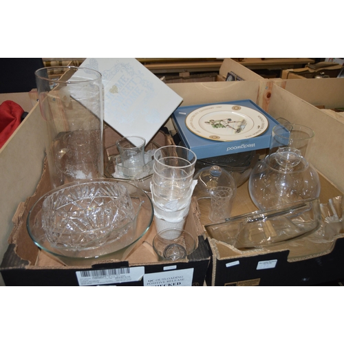 222 - 2 boxes of glassware