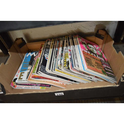 248 - Box of music magazines