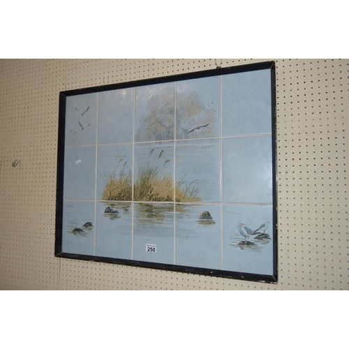 250 - Framed tile picture