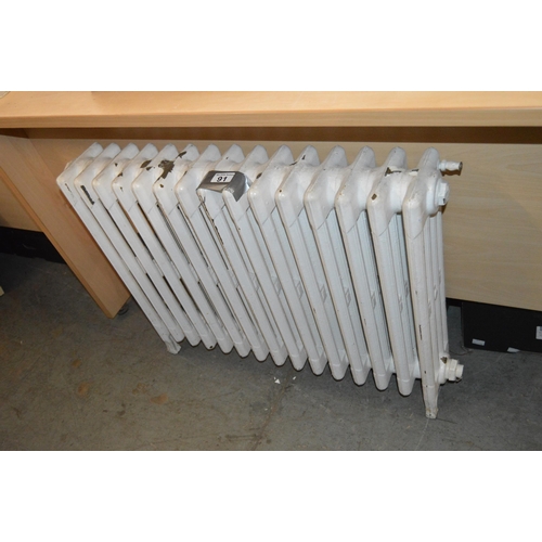 91 - Cast iron radiator