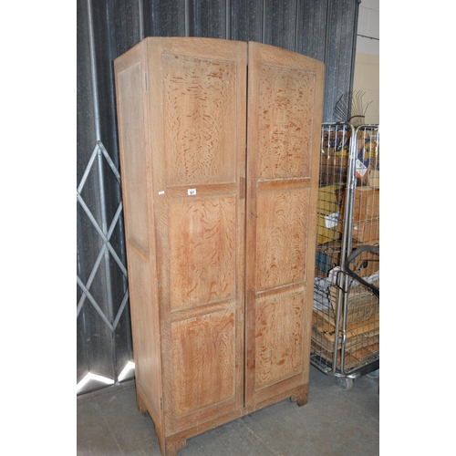 97 - Oak wardrobe