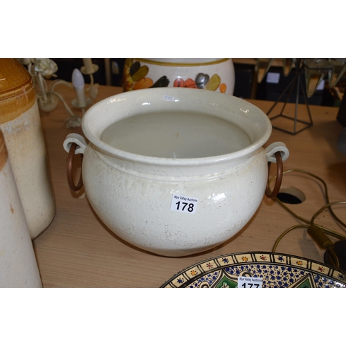 178 - Large pot with handles