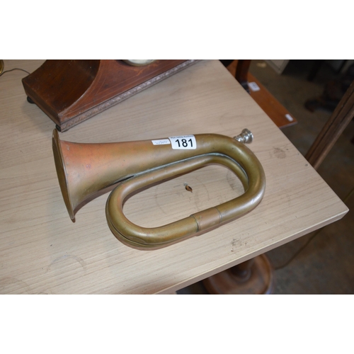 181 - Brass horn/bugle