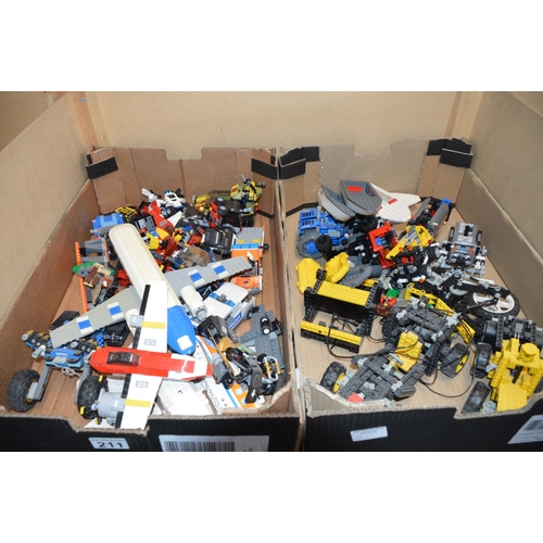 211 - 2 boxes of lego