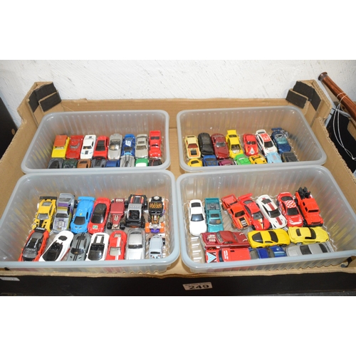 249 - Box of toy cars