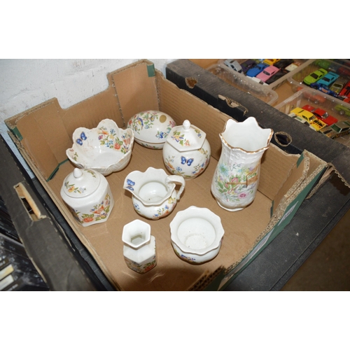 254 - Box of Aynsley china items