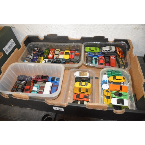 258 - Box of toy cars