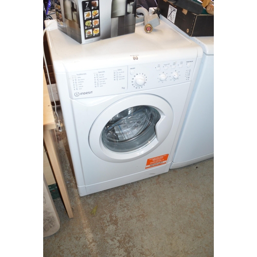 80 - Indesit washing machine