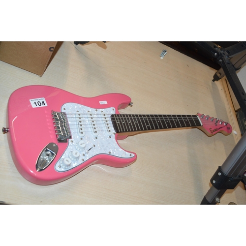 104 - Electric guitar, pink!