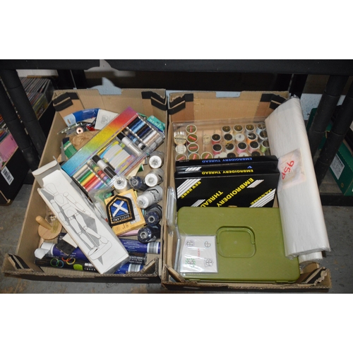 367 - Box of sewing/embroidery items