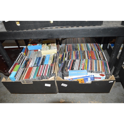 372 - 2 boxes of cds