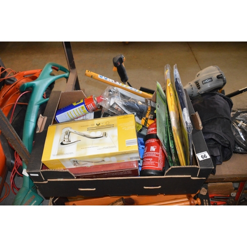 66 - Box of misc tools etc