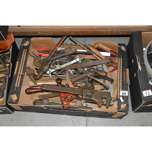 68 - Box of misc tools