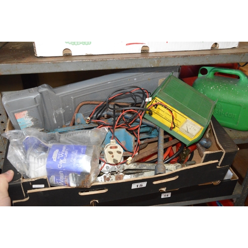 15 - Box of tools etc