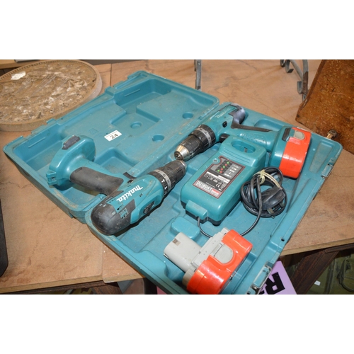 24 - Makita drills