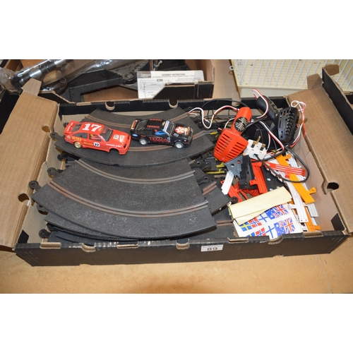 89 - Box of Scalextric items