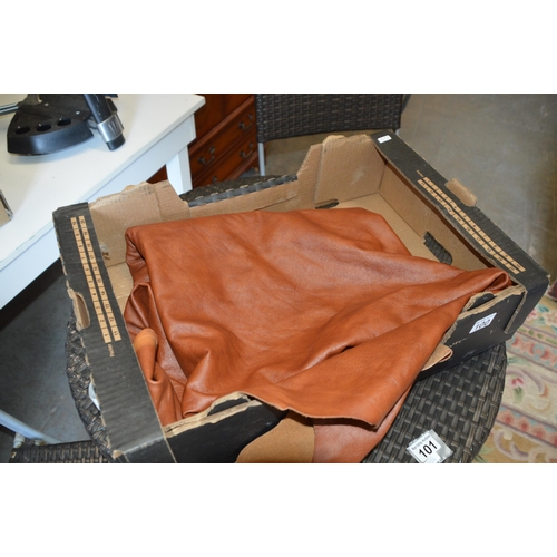 100 - large piece of leather