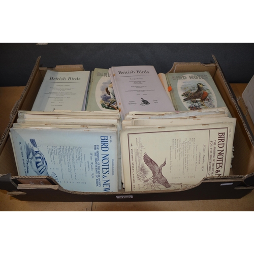 106 - Box of bird watching journals