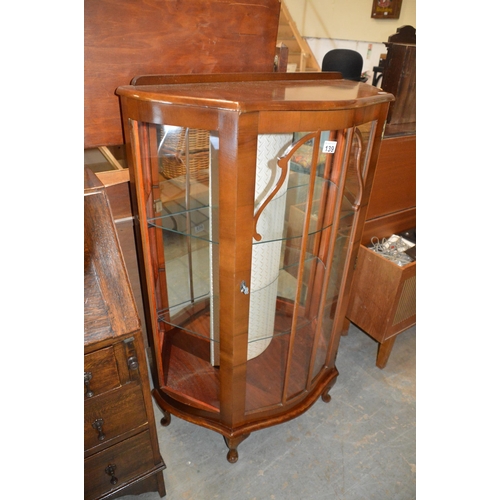 139 - Glass cabinet