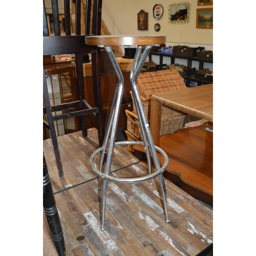 176 - Chrome stool