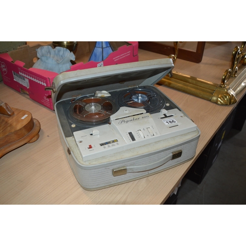 186 - Vintage tape player