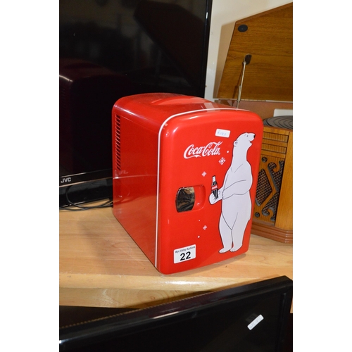 22 - Coca-cola mini fridge