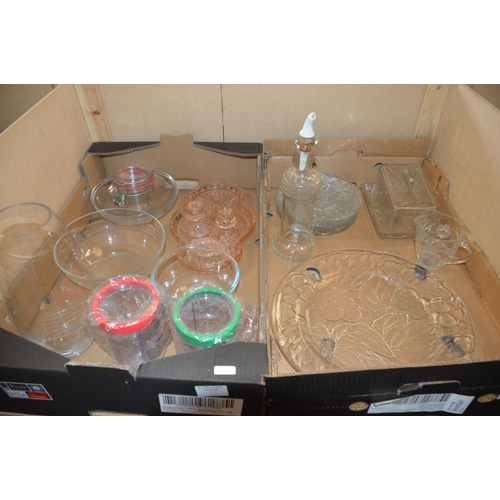 229 - 2 boxes of glassware