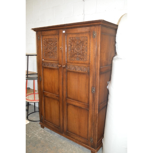 238 - Oak wardrobe