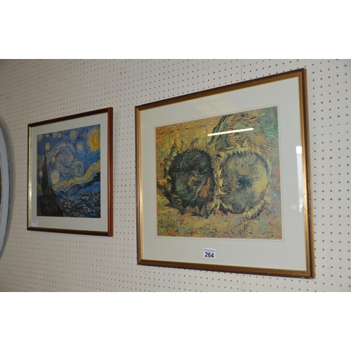 264 - 2 framed prints