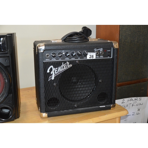 28 - Fender guitar amp