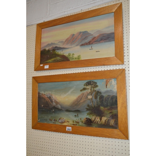 292 - 2 framed pictures