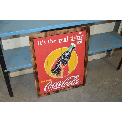 302 - Coca-cola sign