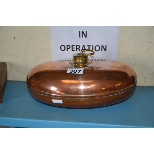 307 - Copper bedwarmer