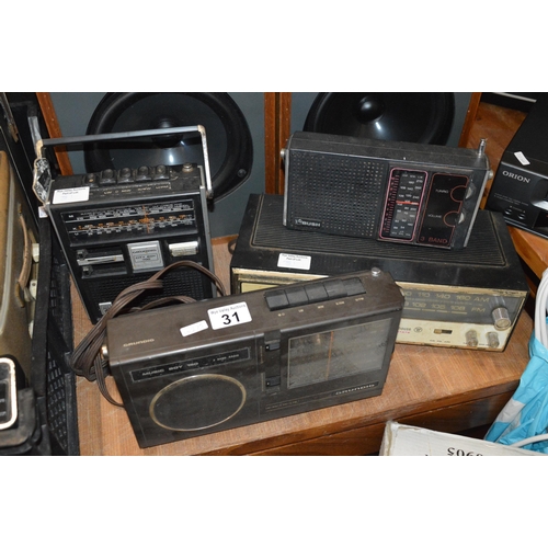 31 - 4 vintage radios