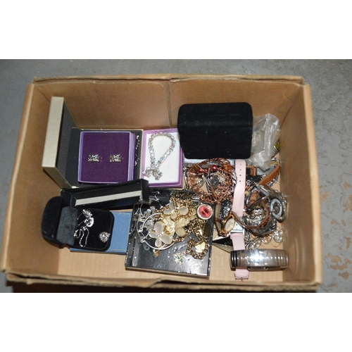 310 - Box of costume jewellery