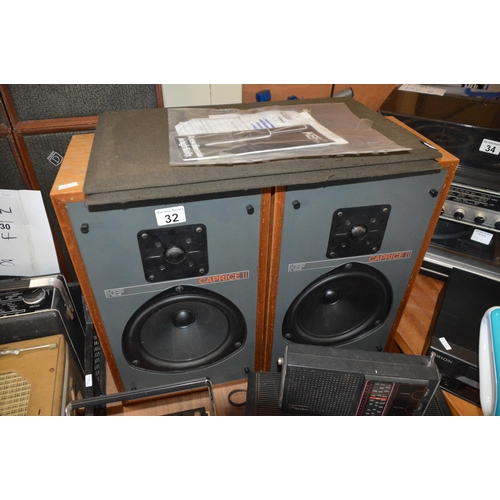 32 - Pair of Kef speakers