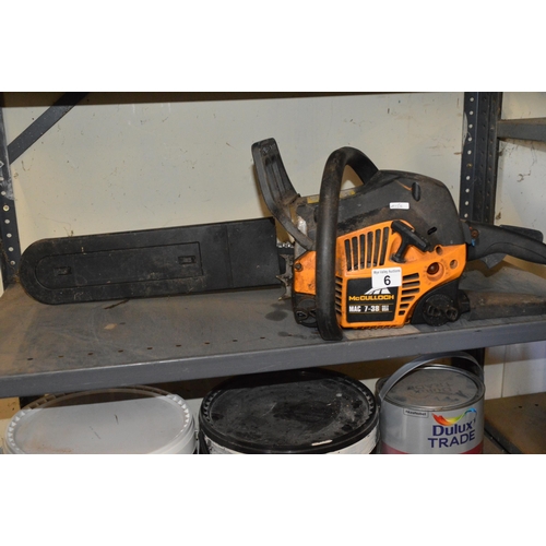 6 - Petrol chainsaw