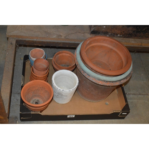 61 - Qty of pots