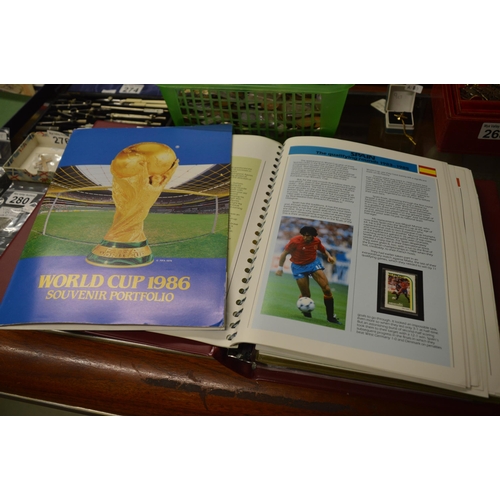 272 - Album of Football World Cup 1986 memorabilia