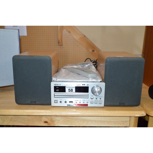 58 - TEAC cd player & Denon speakers