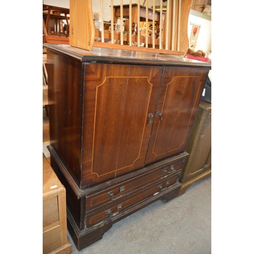 107 - Mahogany cabinet