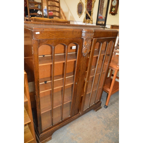 137 - Glazed bookcase/china cabinet